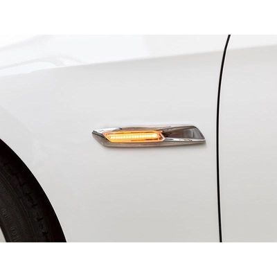 Led sidoblinkers BMW Silver med klar lins
