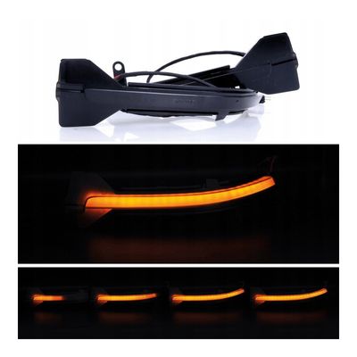 Dynamisk Blinkers Sidospegel BMW F01 F02 F06 F07 F10 F11 F12 F13 Tonad Lins