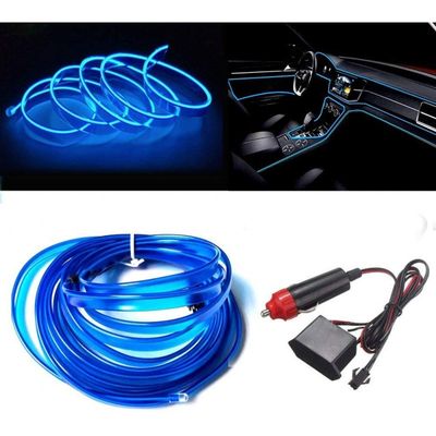 Glowstrip neon led slinga med cigg plugg 12V för dekoration 3 meter