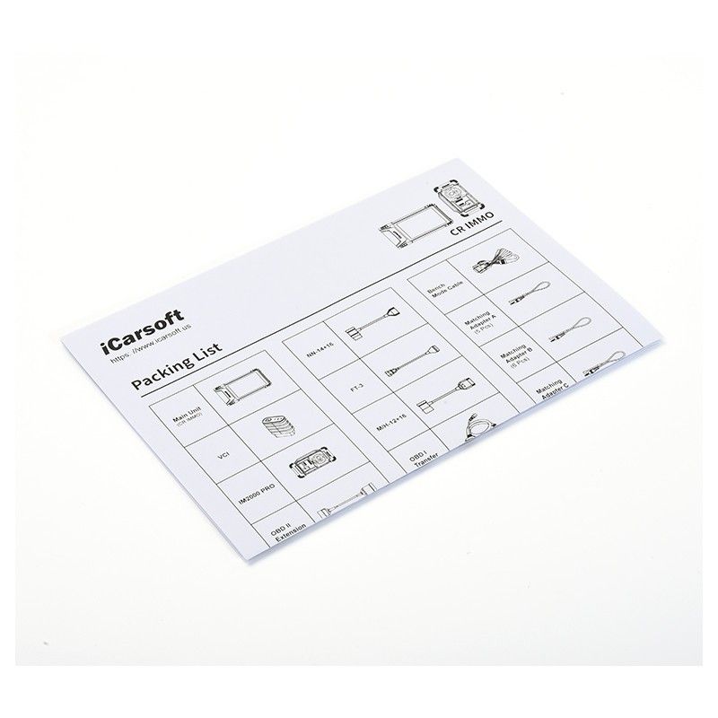 iCarsoft CR Immo felkodsläsare Nyckelprogrammering