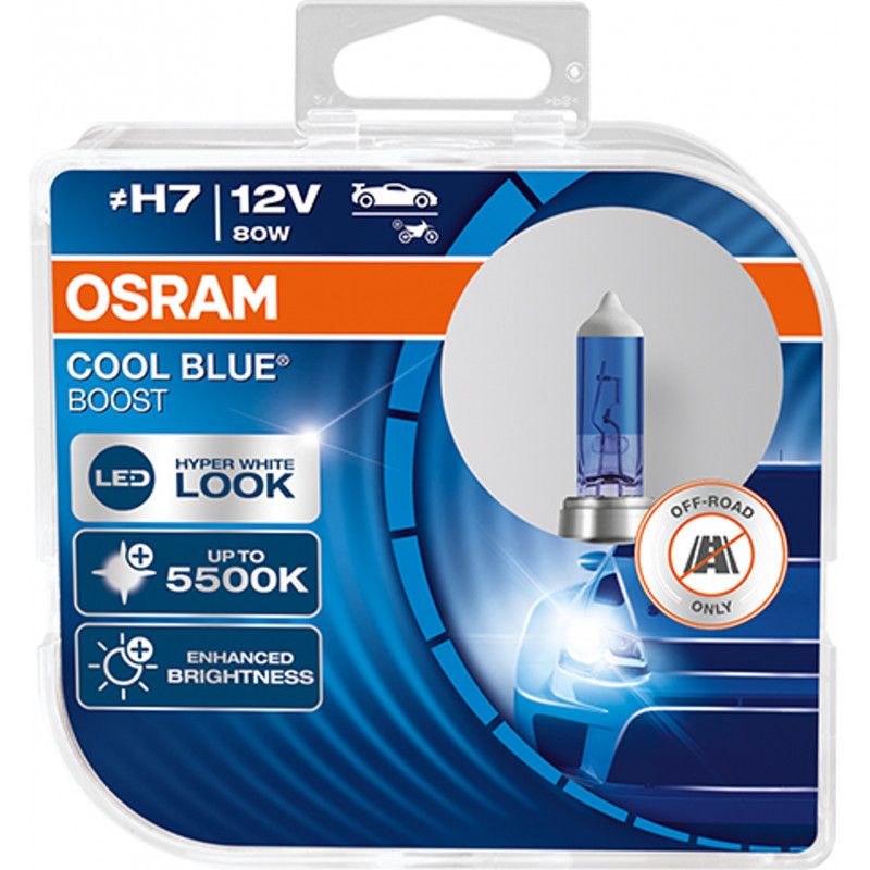 H7 12V 80W cool blue boost 5500K