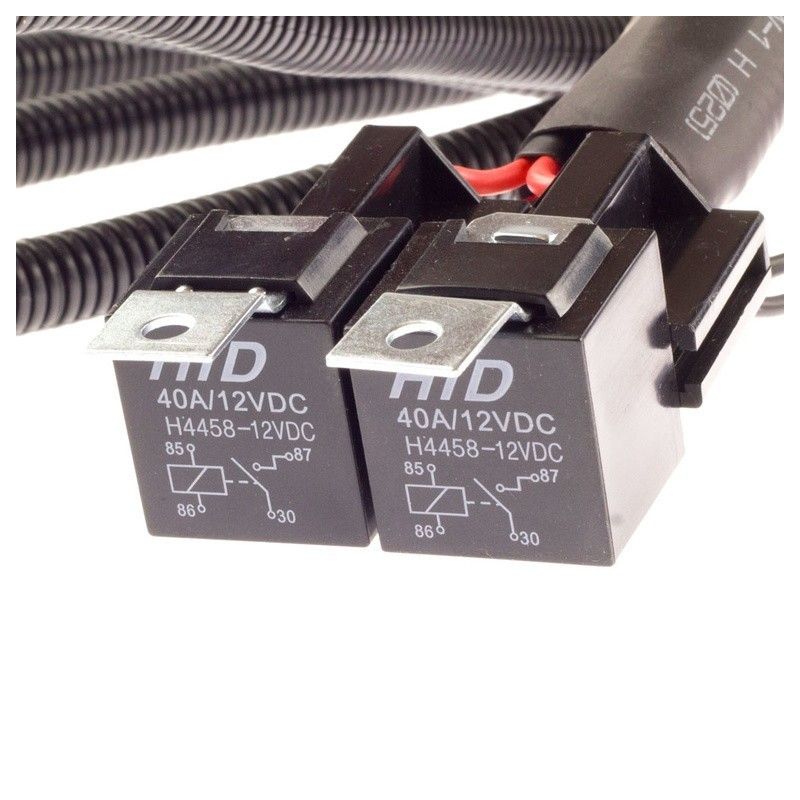 Reläkabel 35W/55W/75W 4 lampor