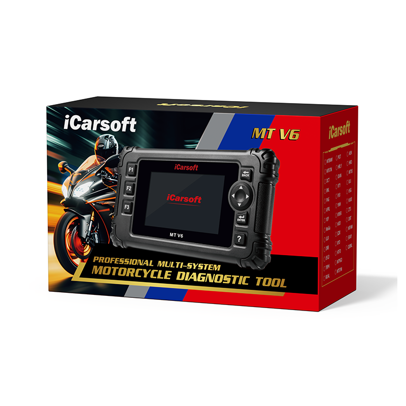 iCarsoft MC felkodsläsare Motorcyckel MT V6 Harley-Davidson