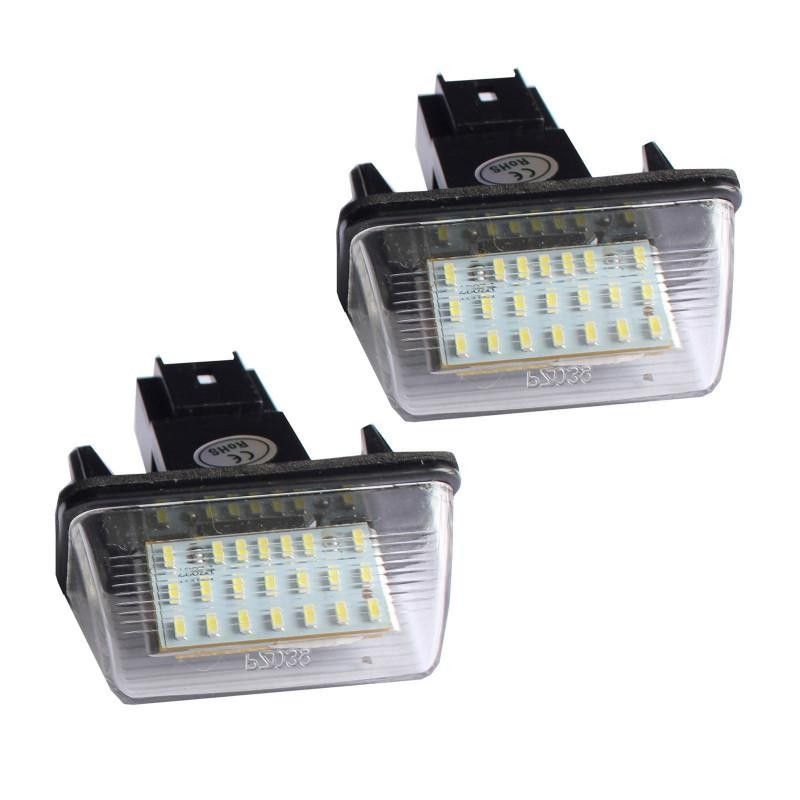 LED skyltbelysning Citroen och Peugeot