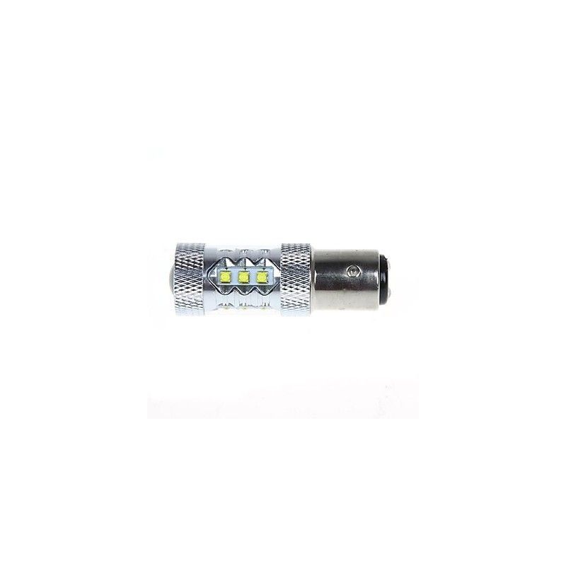 Led diodlampa BAY15D 1157 P215W 80w cree Röd