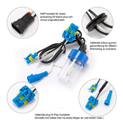 Xenonlampor HID 35W 2-pack