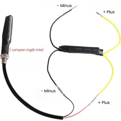 5W resistor för motorcykel 2-pack