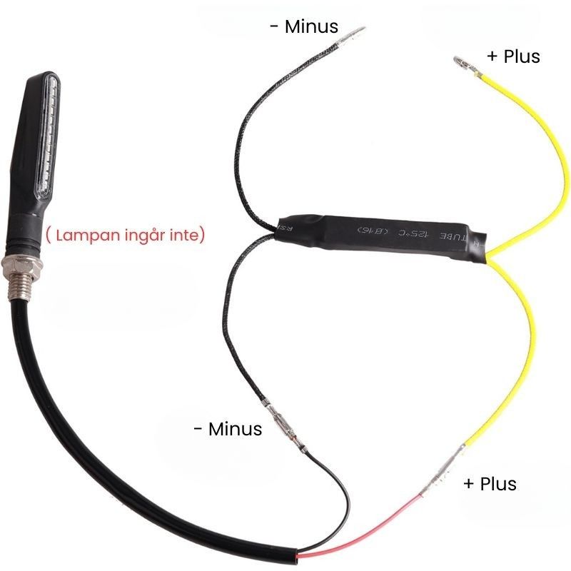 5W resistor för motorcykel 2-pack