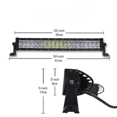 126W extraljus ljusramp arbetslampa combo 5D lins