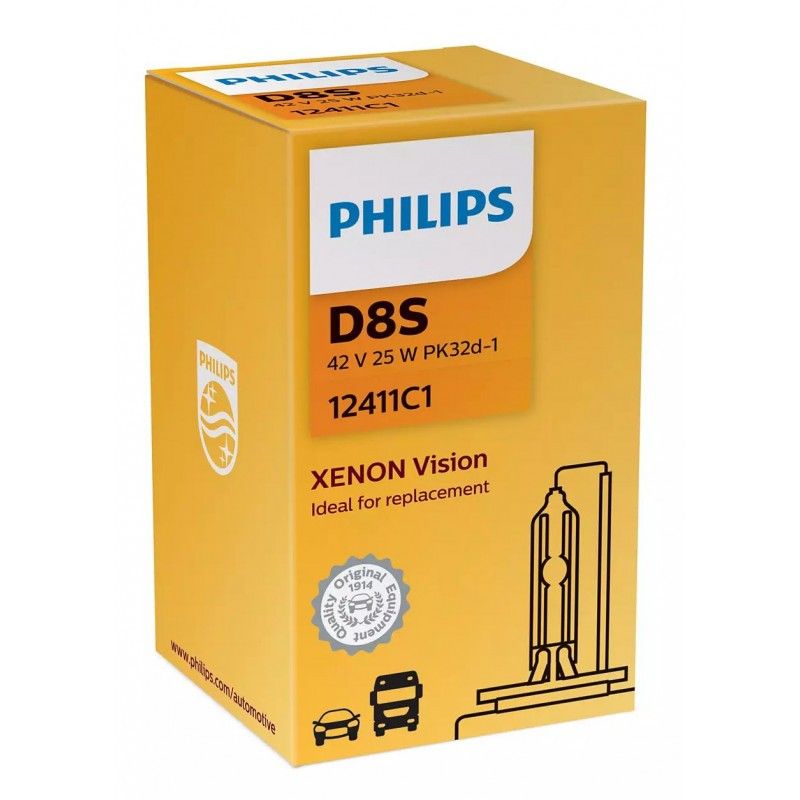 D8S Xenonlampa Philips Vision