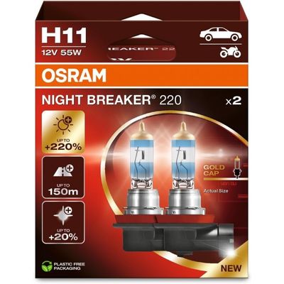 H11 OSRAM Night Breaker 220 2-pack