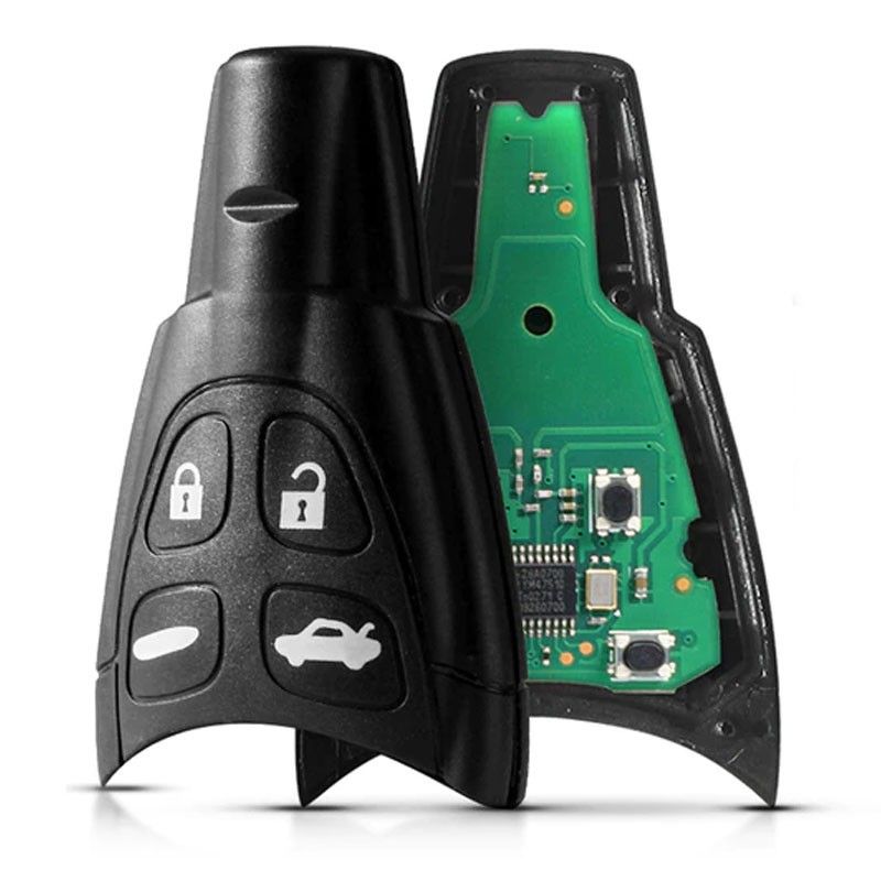 Saab nyckel Nyckelskal larmdosa Fjärrkontroll med kretskort 433 MHz