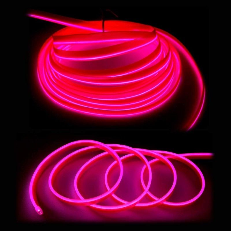 Glowstrip neon led slinga med cigg plugg 12V för dekoration 3 meter