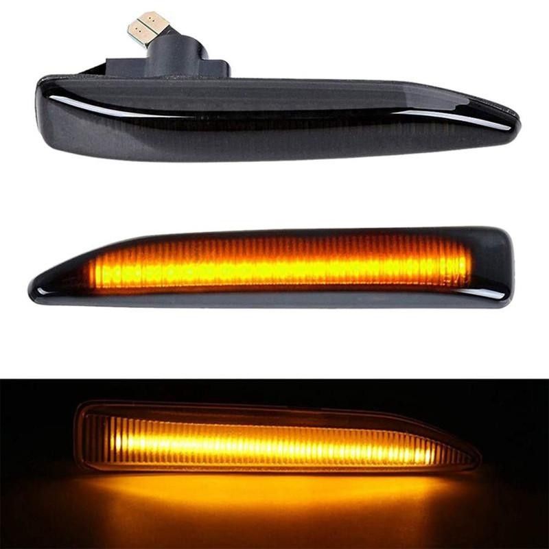 Dynamisk blinkers tonad lins till BMW E65/E66/E67