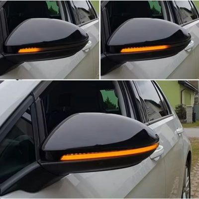 Dynamisk Blinkers Sidospegel VW Volkswagen Golf 7 Tonad Lins