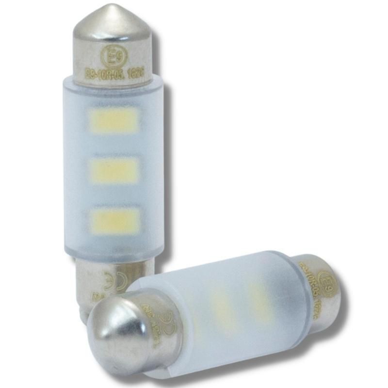 Spollampa / festoon c5w rörlampa E-Märkt 2-pack