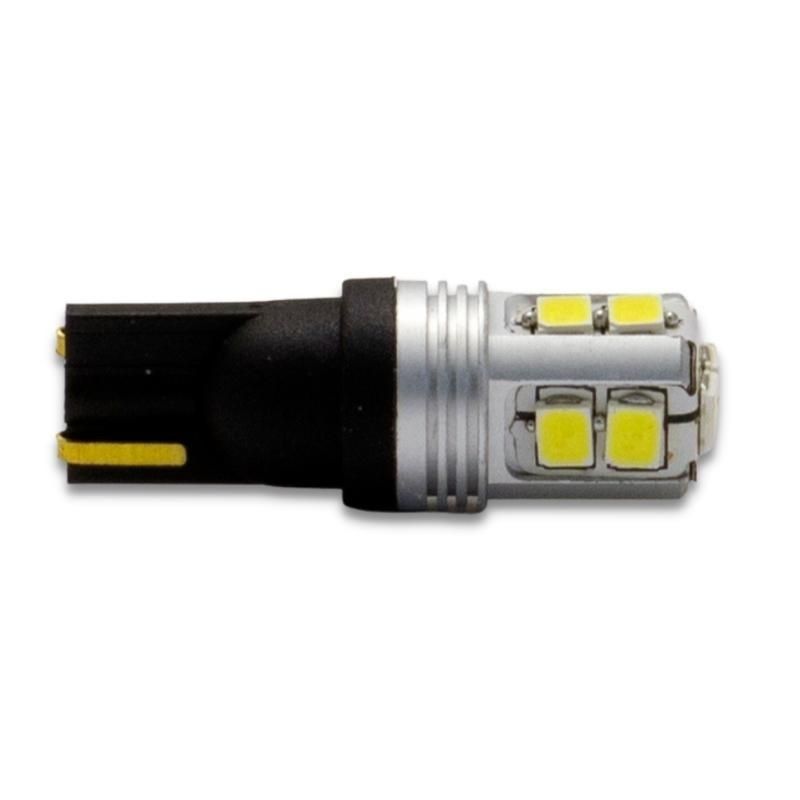 LED diodlampa T10 W5W med Canbus 10 st dioder xenonvit