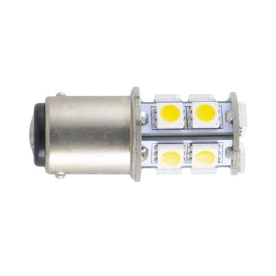 Led diod lampa BA15d 2-pack 13 smd Varmvit