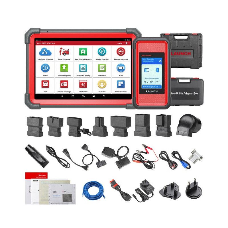LAUNCH X431 PRO5 Diagnosverktyg – OBD2 Diagnosskanner med SmartLink, J2534 ECU-programmering