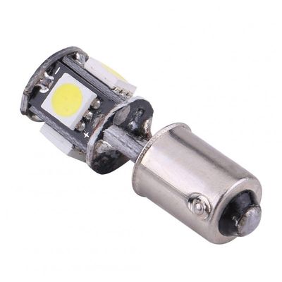 Led diodlampa BA9s H4W 5 SMD Canbus Xenonvit