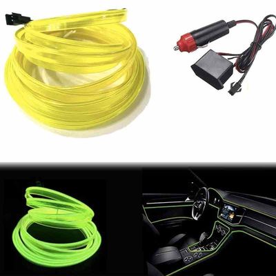 Glowstrip neon led slinga med cigg plugg 12V för dekoration 3 meter