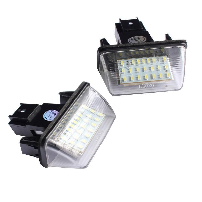 LED skyltbelysning Citroen och Peugeot