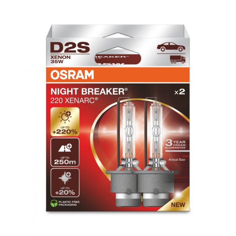 D2S Xenonlampor xenarc night breaker 220