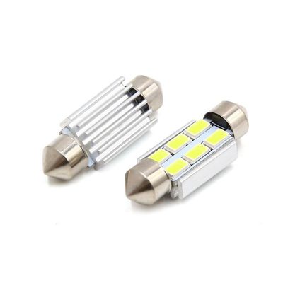 Spollampa festoon c5w SV85 Led 6 5630 smd Canbus 36mm 2pack