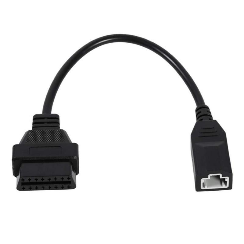 3-pin till16-pin OBD2 adapterkabel för Hondabilar