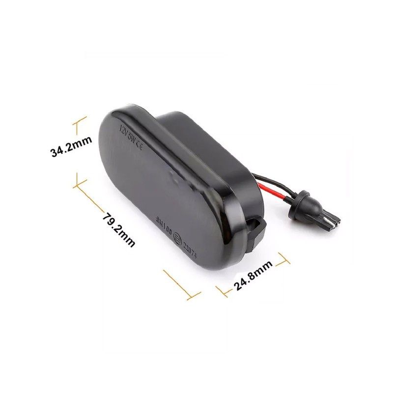 Dynamisk blinkers tonad lins till VW Golf Passat