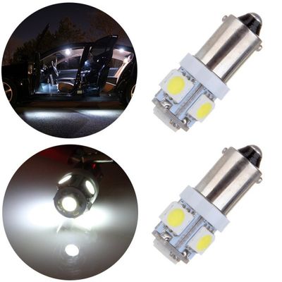 Led diod lampa Ba9s H4W 5 SMD 2-pack