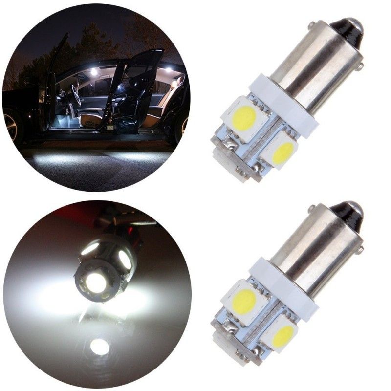 Led diod lampa Ba9s H4W 5 SMD 2-pack