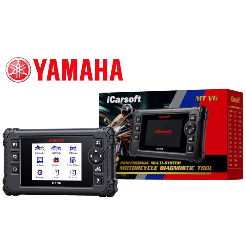 iCarsoft MT V6 – Yamaha: Professionell diagnos och felkodsläsare för Yamaha-motorcyklar