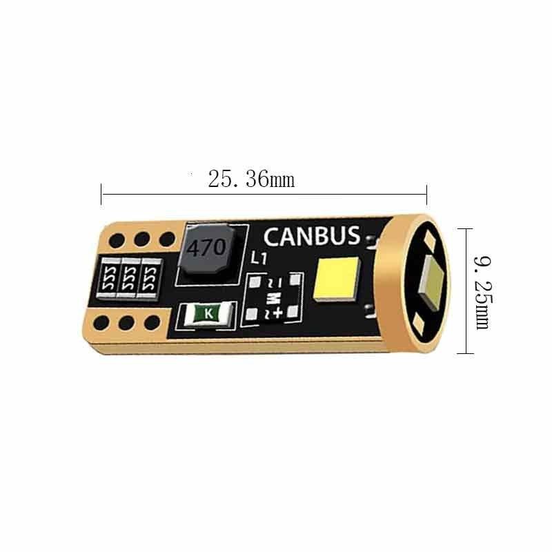 2825 W5W - T10 LEDlampa Canbus T10 6000K