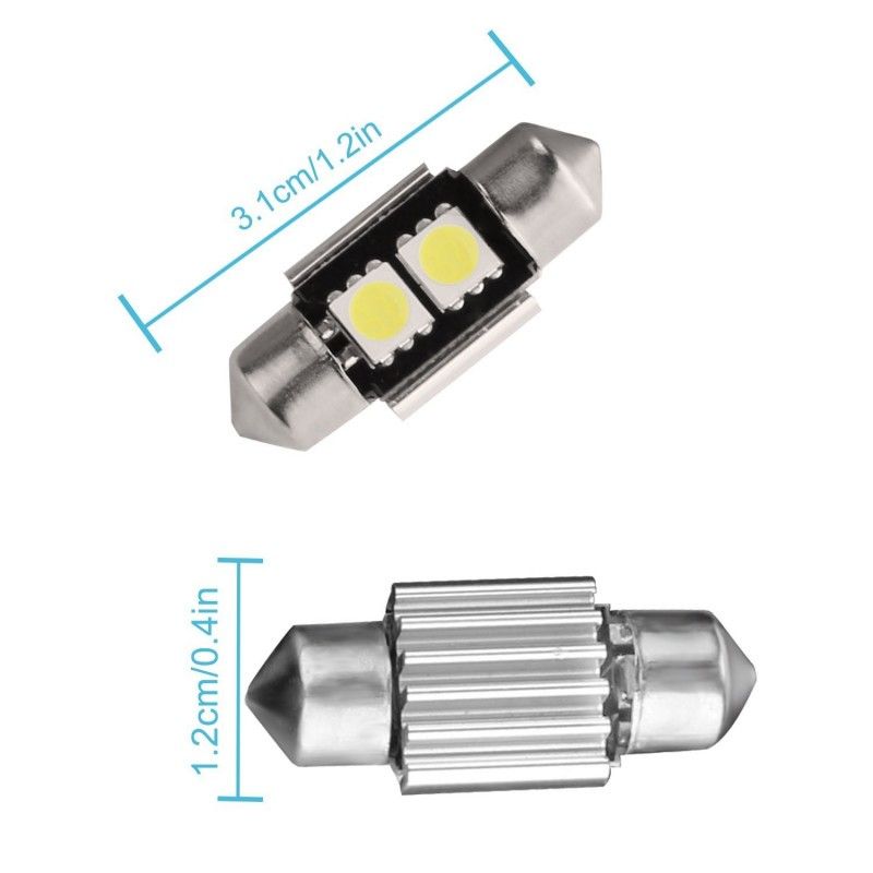 Led Spollampa festoon SV85 C5W 31mm Canbus
