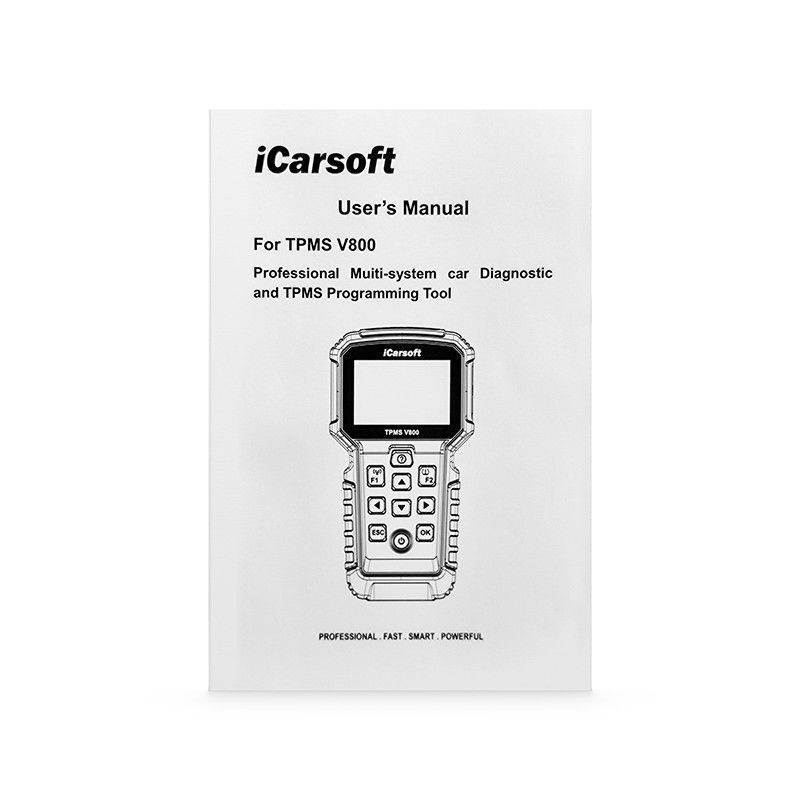 iCarsoft TPMS V800 – Professionellt TPMS- och diagnosverktyg för alla bilmärken