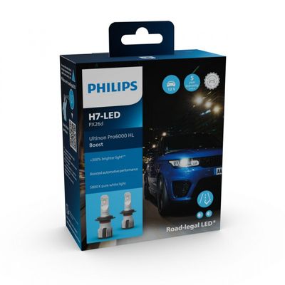 Philips Ultinon Pro6000 Boost H7 LED E-märkt