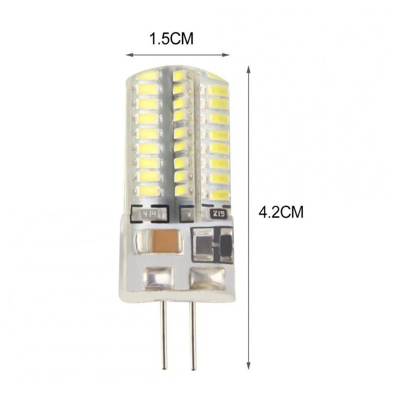 Led diodlampa G4 64 smd Varmvit