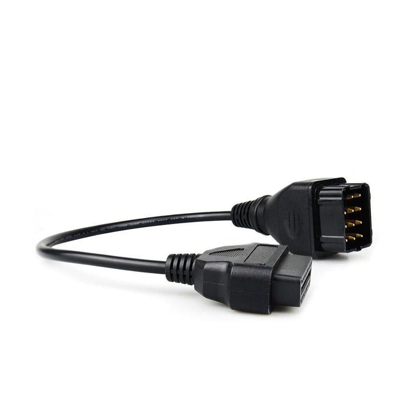 12 Pin OBDII OBD 2 diagnostik kabel till 16-Pin Renault