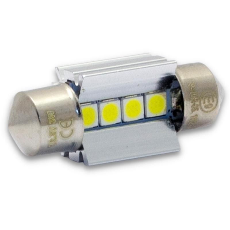 E-märkt LED Spollampa 31 mm med Canbus 2-pack