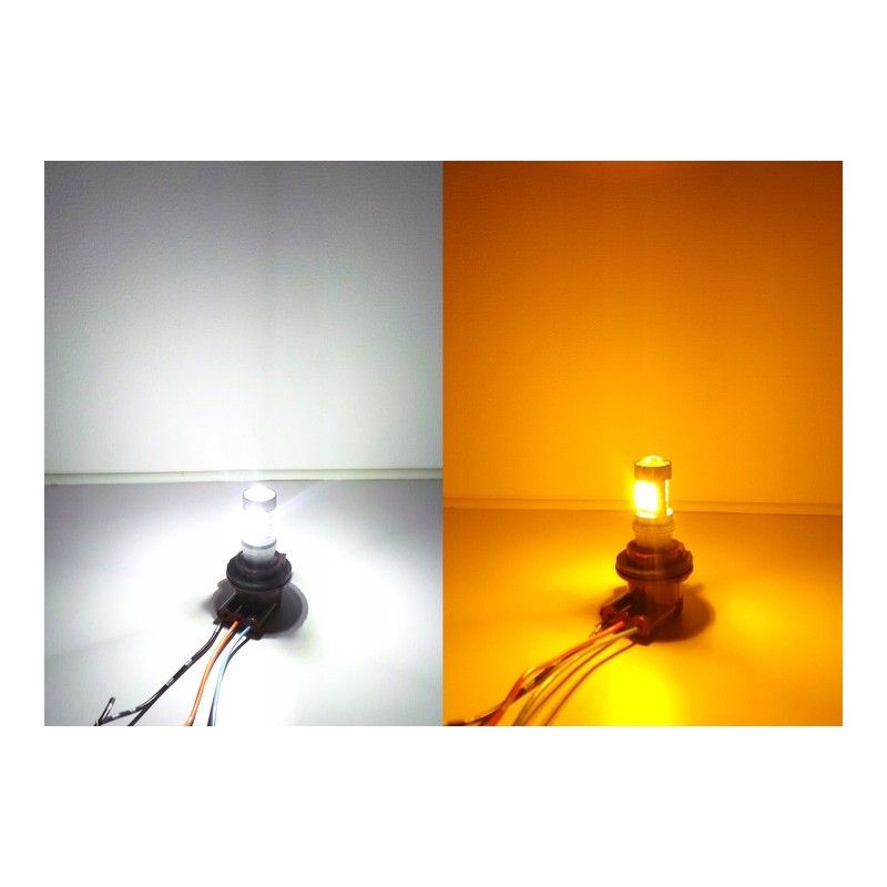 LED 3157 P27 7W 2000lm Vit/Amber