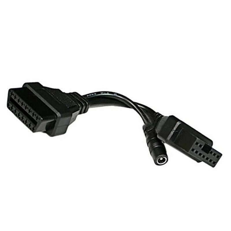 12 Pin till OBD2 Diagnostisk Adapterkabel för Mitsubishi Hyundai