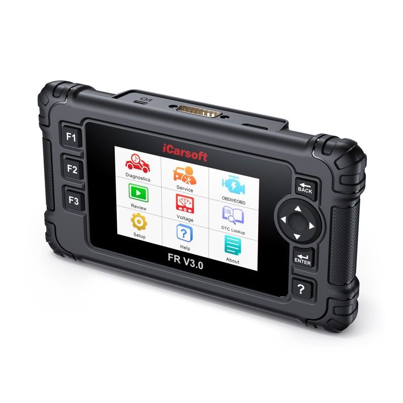 iCarsoft FR V3.0 2025 – Felkodsläsare OBD2 Diagnosverktyg för Franska & Italienska Bilar