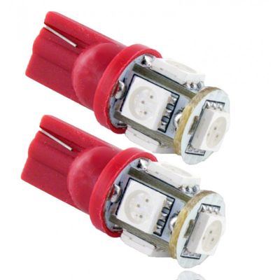 Led Diodlampa 5 SMD W5W T10 2-pack