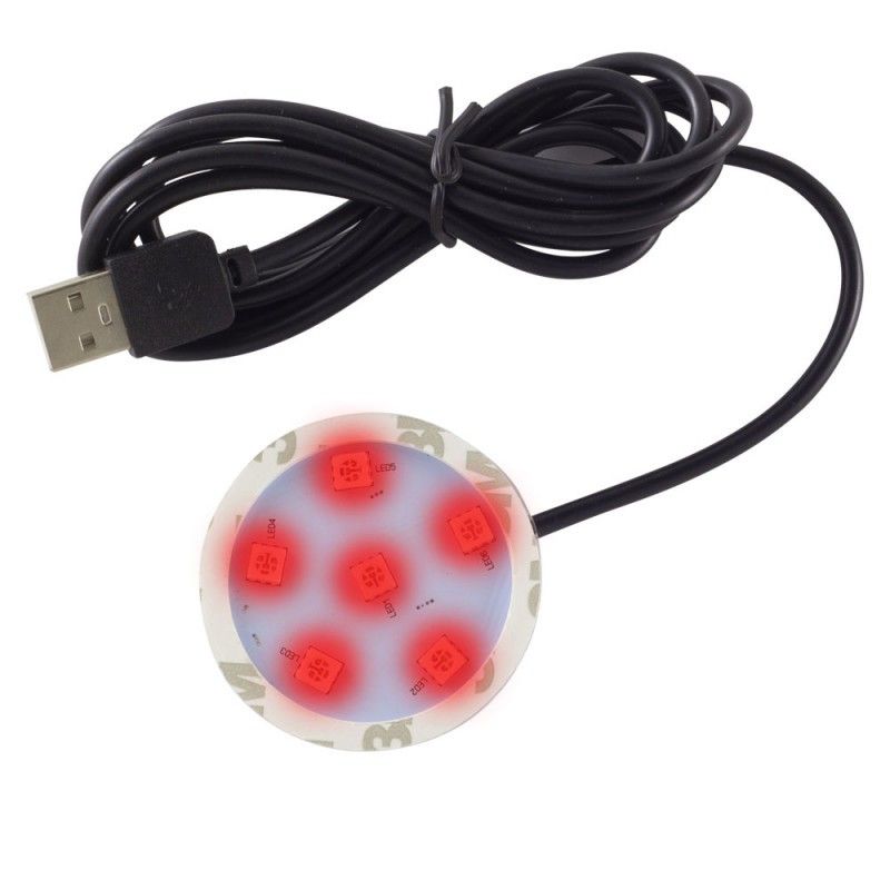 Ljusplatta till Poppy USB anslutning Röd