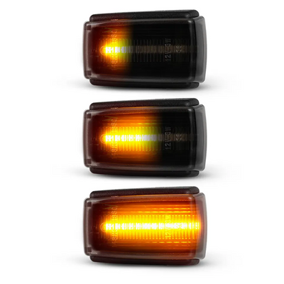 Dynamisk blinkers tonad lins till Volvo 740 C70 S40 V70