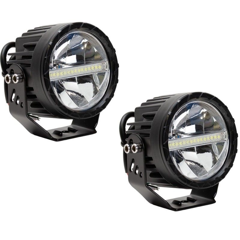 LED-dimljus - Arbetsbelysing med DRL hel och halvljus funktion