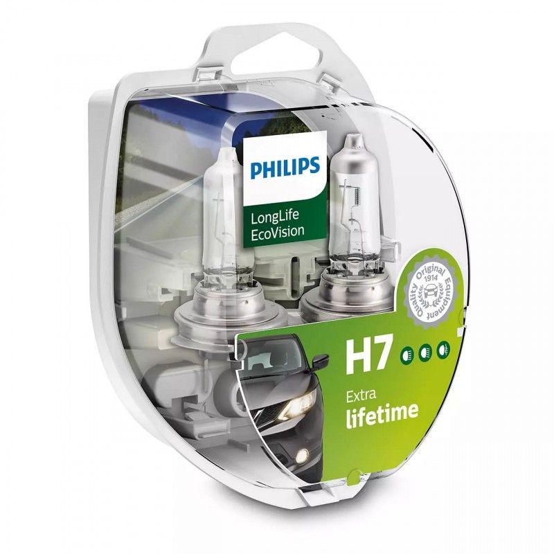 Halogenlampa H7 LongLife EcoVision 12V 55W