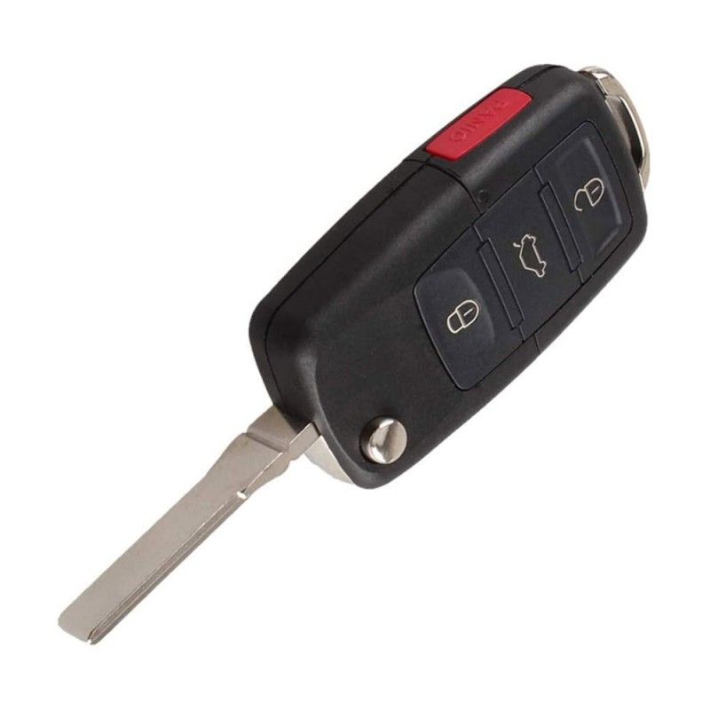Larmdosa Nyckelskal till Volkswagen med 3 knappar panic Version 2