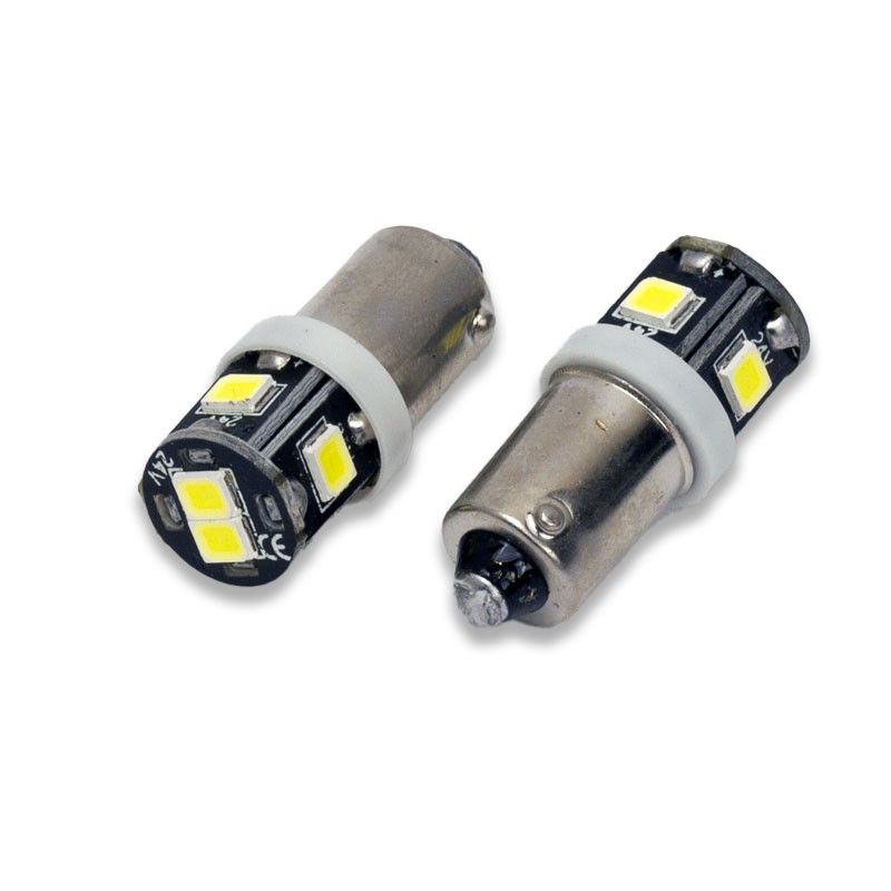 Led diod lampa Ba9s H4W 2-pack 24V